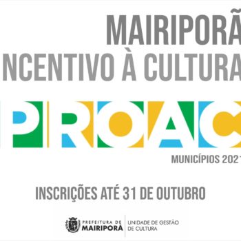 PROAC MUNICÍPIOS MAIRIPORÃ – 2021